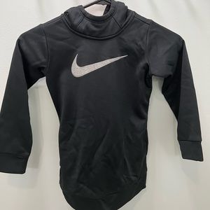 Girls glitter swoosh hoodie